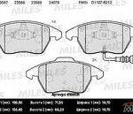 Колодки тормозные передние (с датчиком) (Смесь Semi-Metallic) (SKODA OCTAVIA (1Z_), FABIA II, VW PASSAT (36_, 3C_, 357)) (TRW GDB1550) E100131 MILES