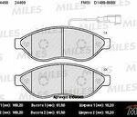 Колодки тормозные передние (с датчиком) (Смесь Semi-Metallic) (FIAT DUCATO, CITROEN JUMPER, PEUGEOT BOXER (250)) (TRW GDB1681) E100040 MILES