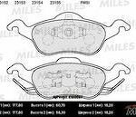 Колодки тормозные передние (без датчика) (Смесь Semi-Metallic) (FORD FOCUS I) (TRW GDB1358) E100027 MILES