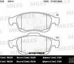 Колодки тормозные передние (без датчика) (Смесь Semi-Metallic) (RENAULT DUSTER с ABS, FLUENCE, MEGANE III) (TRW GDB1789) E100146 MILES