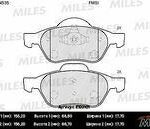 Колодки тормозные передние (без датчика) (Смесь Semi-Metallic) RENAULT MEGANE II/LAGUNA II/SCENIC II (TRW GDB1687) E100101 MILES