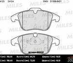 Колодки тормозные передние (без датчика) (Смесь Semi-Metallic) (FORD GALAXY, MONDEO IV, VOLVO S60 II, S80 II) (TRW GDB1683) E100137 MILES