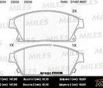Колодки тормозные передние (без датчика) (Смесь Semi-Metallic) (CHEVROLET CRUZE (J300), ORLANDO, OPEL ASTRA J) (TRW GDB1847) E100096 MILES