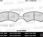 Колодки тормозные дисковые перед MILES