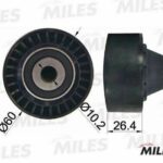 Ролик ремня приводного PEUGEOT 206/PARTNER 1.1-1.6 MILES AG03024
