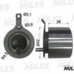 Ролик ремня ГРМ DAEWOO MATIZ/SPARK 0.8/1.0 03- MILES