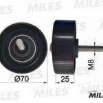 Ролик ремня приводного MAZDA 3/6/CX-7 1.8-2.5 02- MILES