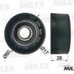 Ролик ремня приводного RENAULT LOGAN/CLIO/KANGOO/MEGANE направляющий с конд. MILES