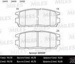 Колодки тормозные задние (без датчика) (Смесь Low-Metallic) (CHEVROLET CAPTIVA/OPEL ANTARA 2.4/3.2 06-) (TRW GDB1716) E410297 MILES