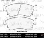 Колодки тормозные передние (без датчика) (Смесь Low-Metallic) (CHEVROLET AVEO (T300), CRUZE (J300)) (TRW GDB1843) E400013 MILES
