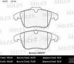 Колодки тормозные передние (без датчика) (Смесь Low-Metallic) (FORD GALAXY, MONDEO IV, VOLVO S60 II, S80 II) (TRW GDB1683) E400137 MILES