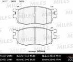 Колодки тормозные передние (без датчика) (Смесь Low-Metallic) (HYUNDAI ACCENT III (MC), I20 (PB), KIA RIO II) (TRW GDB3420) E400064 MILES