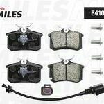 Колодки тормозные задние с датчиком (Смесь Low-Metallic) SEAT IBIZA 02-/SKODA FABIA 99-08/VW POLO 01- (TRW GDB1475) E410182 MILES