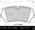 Колодки тормозные дисковые MILES