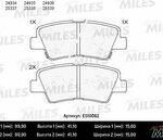 Колодки тормозные дисковые зад MILES