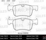 Колодки тормозные дисковые перед MILES