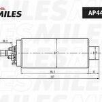 Ремень приводной клиновой AVX10X1075 MILES