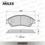 Колодки тормозные дисковые перед MILES