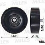 Ролик ремня приводного HYUNDAI SOLARIS 10-/ELANTRA 06-/i20/i30 (металлическое исполнение) MILES