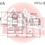 ШРУС ВНУТРЕННИЙ 25x41x27 ASVA