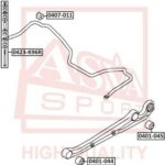 САЙЛЕНТБЛОК ЗАДНЕГО РЫЧАГА ASVA