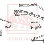 ВТУЛКА ЗАДНЕГО СТАБИЛИЗАТОРА D21 ASVA