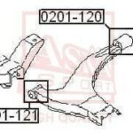 САЙЛЕНТБЛОК ПЕРЕДНЕГО РЫЧАГА ПЕРЕДНИЙ ASVA