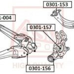 САЙЛЕНТБЛОК ЗАДНЕГО ВЕРХНЕГО РЫЧАГА ВНЕШНИЙ ASVA