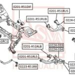 ОПОРА ШАРОВАЯ ЗАДНЕГО ВЕРХНЕГО РЫЧАГА 45mm ASVA