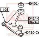 РЫЧАГ ПЕРЕДНИЙ ПРАВЫЙ ASVA