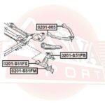 САЙЛЕНТБЛОК ПЕРЕДНЕГО НИЖНЕГО РЫЧАГА ASVA