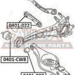 САЙЛЕНТБЛОК ЗАДНЕГО ПОПЕРЕЧНОГО ВЕРХНЕГО ПЕРЕДНЕГО РЫЧАГА ASVA