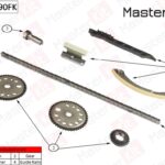 Комплект цепи ГРМ Opel Vectra C Z 20 NET/Saab 9-3 B207 03-15 MASTERKIT