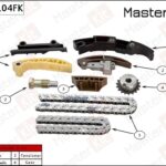 Комплект цепи ГРМ Audi A3/Q7/Volkswagen Bora/Golf IV/Passat/Transporter V AZX/BDL/BKK/CFLA MASTERKIT