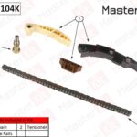 Комплект цепи ГРМ Audi A3/Q7/Volkswagen Bora/Golf IV/Passat/Transporter V AZX/BDL/BKK/CFLA MASTERKIT