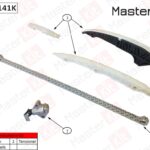 Комплект цепи ГРМ Audi A3 CZPB/CZPA/DKZA 2.0 TFSI 16- (без звездочек) MASTERKIT