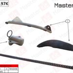 Комплект цепи ГРМ Hyundai/Kia I30/I40/TUCSON G4NA 2015- MASTERKIT