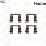 Комплект установочный тормозных колодок Mitsubishi COLT VI (Z3_A, Z2_A) 2002 - 2012 MASTERKIT