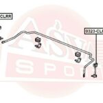 СТОЙКА СТАБИЛИЗАТОРА HONDA ACCORD CL  2002-2008 ASVA