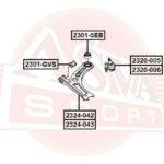 САЙЛЕНТБЛОК ЗАДНИЙ ПЕРЕДНЕГО РЫЧАГА AUDI A3/S3/SPORTB./LIM./QU 2013- [RDW] ASVA