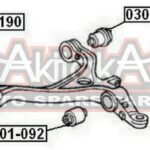 САЙЛЕНТБЛОК ПЕРЕДНЕГО НИЖНЕГО РЫЧАГА ASVA