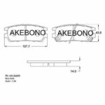 Колодки тормозные дисковые задние MITSUBISHI PAJERO II (V3_W, V2_W, V4_W) AKEBONO