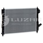 Радиатор двигателя Chevrolet Aveo T255 (08-) LRc0581 LUZAR