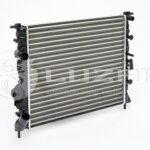 Радиатор двигателя Renault Logan (04-) LRCRELO04334 LUZAR