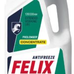 Антифриз концентрат гибридный PROLONGER-40 зеленый G11 5л FELIX