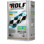 Масло моторное полусинтетическое KRAFTON P5 U 10W40 API SL/CI-4 ACEA E7 4л ROLF