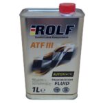 Масло трансмиссионное минеральное ATF III 1л ROLF