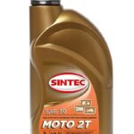 Масло моторное минеральное Moto 2T SAE 30 TC 1л SINTEC 801950