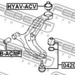Сайлентблок переднего рычага FEBEST
