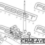 Сайлентблок заднего амортизатора FEBEST